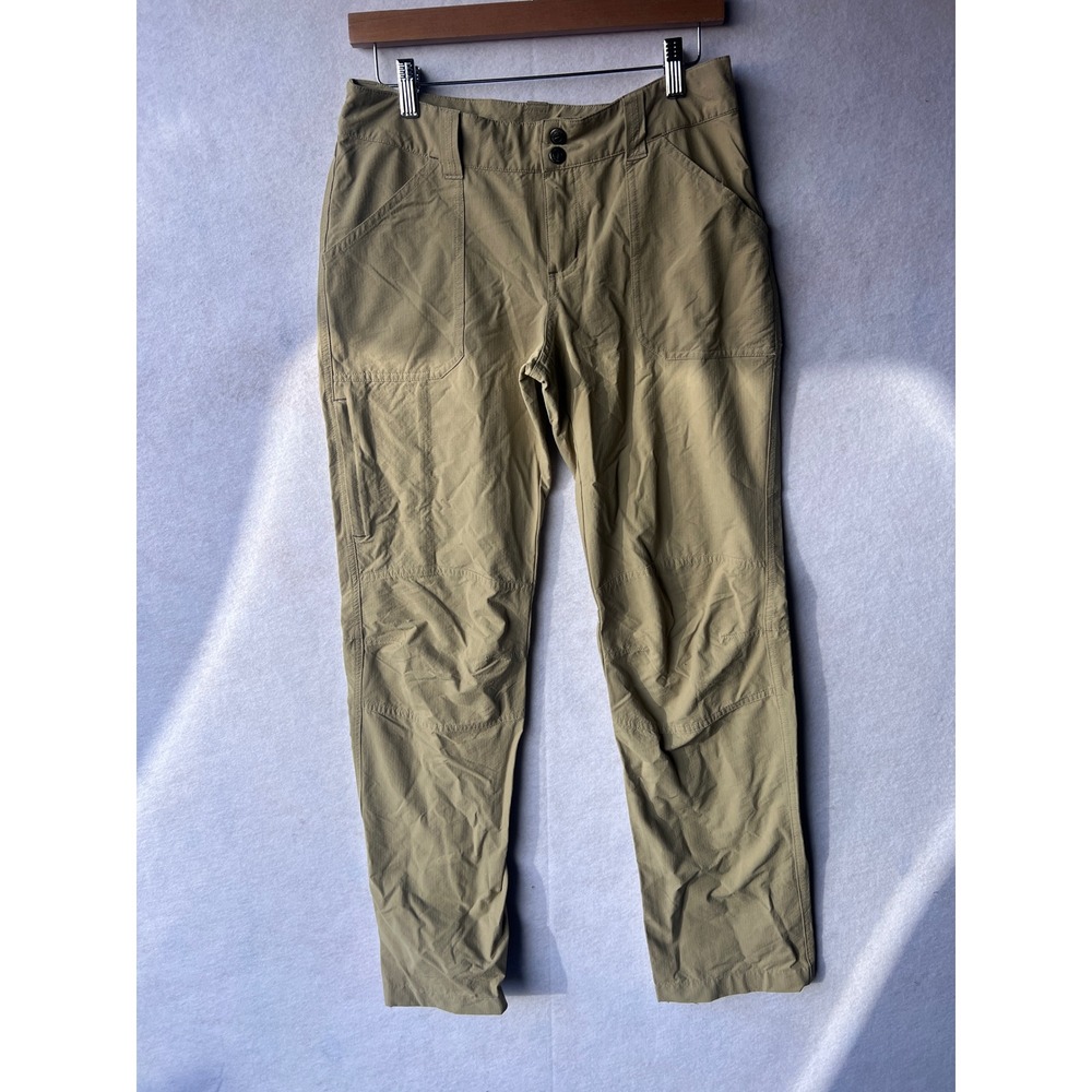 Patagonia Womens Tan Khaki Hiking Pants Size 6 Outdoor Stretch Straight Leg